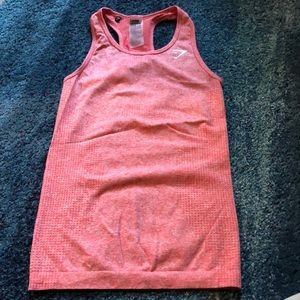 Gymshark Vital Seamless Tank in Pink Marl